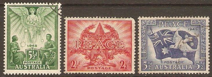 Australia 1946 Victory Set. SG213-SG215.